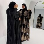 🖤 عباية سوداء أنيقة – فخامة التفاصيل وبساطة التصميم